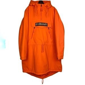 NAPAPIJRI RAINFOREST LONG ORANGE PUFFIN ANORAK PARKA
HOODED COAT XL NWT